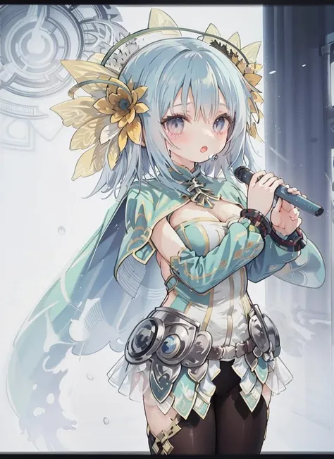 1girl,blue hair,<lora:eruru:1>,fluting