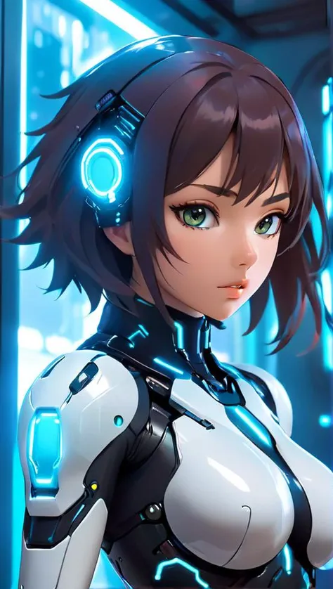Techwear fashion futuristic style biomechanical style (((Ultra-detailed, Hyper-realistic, 8k, highres, masterpiece)))1woman,30 years old,breasts,hologram,makeup,multicolored_hair,solo,tattoo,<lora:extremely_detailed:0.8>,extremely detailed,<lora:Enhanced_lighting_details_v1:0.8>,<lora:More_interesting_backgrounds:0.8>,IBG,<lora:more_details:1>,<lora:DetailedEyes_V3:0.8>,kkw-detailMe-v1.0,kkw-b-bb,<lora:multiple views:0.8>,multiple views,<lora:age_slider_v2:4>,, blend of organic and mechanical elements, futuristic, cybernetic, detailed, intricate, sleek, modern, ultramodern, high tech, detailed,(((text))),((color)),(shading),background,noise,dithering,gradient,detailed,out of frame,ugly,error,Illustration, watermark,(((clean ink anime illustration))),Studio Ghibli,Makoto Shinkai,Hayao Miyazaki,Audrey Kawasaki . Futuristic, cyberpunk, urban, tactical, sleek, dark, highly detailed
