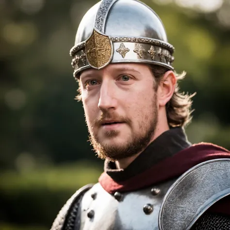 cinematic photo (((ohwx man))) a Saxon hero As King Alfred the Great, defending the kingdom of Wessex against Viking invasions and playing a crucial role in the unification of England., Saxon armor and longsword, representing his determined defense of the Saxon way of life. <lora:markzuckSDXL_128:1> . 35mm photograph, film, bokeh, professional, 4k, highly detailed