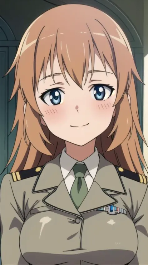 masterpiece, best quality,
charlotte e. yeager, 1girl, uniform, blush, light smile,
close-up, looking at viewer,
indoors,
<lora:strike-witches-501st-charlotte-e-yeager:0.8>