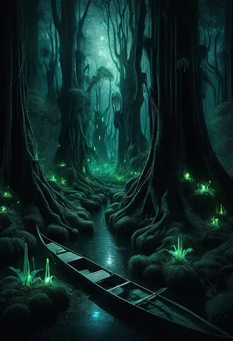 DonMN1gh7rXL night, goblin, phosphorescent flickering floating mysterious enchanting light, green, marshy, swampy, vanish, supernatural phenomena, , night , dark theme
<lora:DonMN1gh7rXL-000006:1>