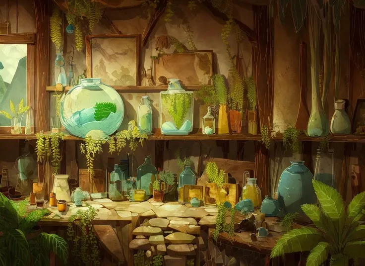 <lora:Song of the Sea_08:1>
<lora:Arcane:0.2>
(masterpiece), (best quality), HDR, Song of the Sea,
(Plant sheds:1.3), plants, piranhas, ferns, water pipes, indoor, glass,
Cartoon, texture, (2d illustration:1.3), high contrast, outlines,