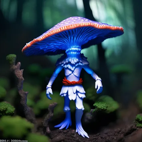 RAW photo, a myconid druid , 8k uhd, dslr, soft lighting, high quality, film grain, Fujifilm XT3
