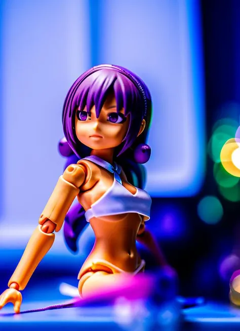 (poseable doll), underboob, scantily clad, RAW photo, 8k uhd, dslr, soft lighting, high quality, film grain, Fujifilm XT3