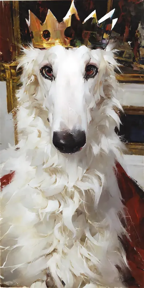 masterpiece,best quality,solo,letmedoitforu,from very below,oil painting
white fur,long nose,close up,pov,king crown,imperial palace, (red robe:1.1)
<lora:bouguereau:0.3><lora:letmedoitforu:0.9>
