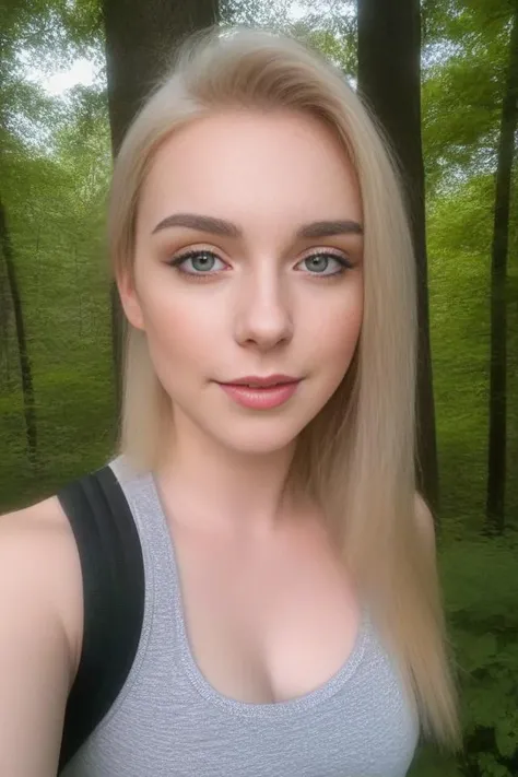 (headshot), 1girl, beautiful, sunset, beautiful sunset, cloudy, forest, nature hike, (((headshot))), BREAK
sports bra, backpack, yoga pants, BREAK
large breasts, makeup, long straight hair, pale skin, fair skin, white skin, BREAK
<lora:ShubbleXL:1>