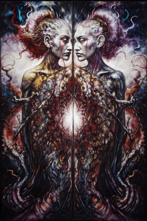 <lora:CBarkerAI:1>,duality,