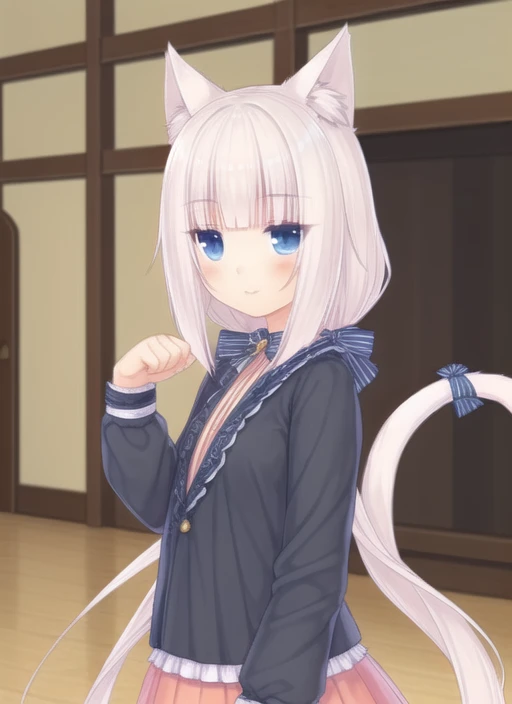 masterpiece, best quality ,<lora:xiangzilan-Version.3:1> , cat_ears, cat tail,,