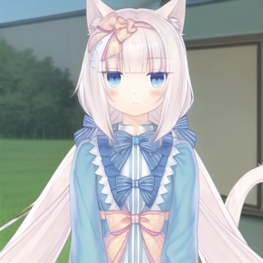 masterpiece, best quality ,<lora:xiangzilan-Version.3:1.5> , cat_ears, cat tail,