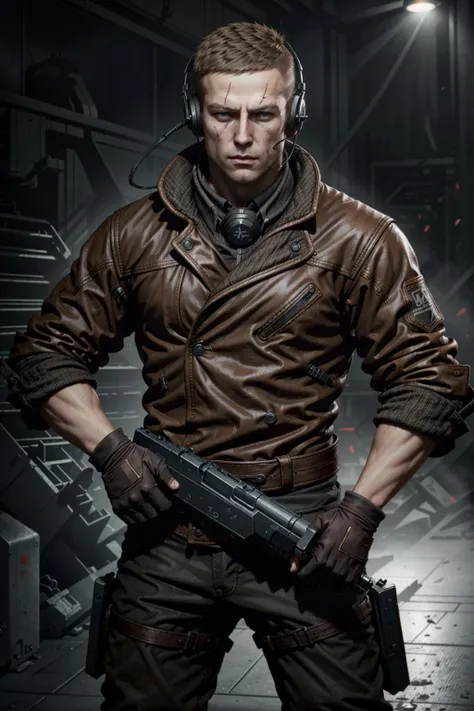 WolfenBlazkowicz, 1boy, male focus, solo, weapon, gun, headphones, realistic, brown hair, gloves
<lora:epi_noiseoffset2:1>, <lora:WolfenBlazkowicz:0.7>