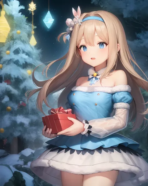 (extremely detailed CG unity 8k wallpaper),(masterpiece), (best quality), (ultra-detailed), (best illustration),(best shadow), cowboy shot, (sharp eyeliner, eyeshadow, detailed eyes:1.1), winter background, trees, snow, christmas tree, presents
,BREAK
suomichristmas
<lora:Suomi:1>