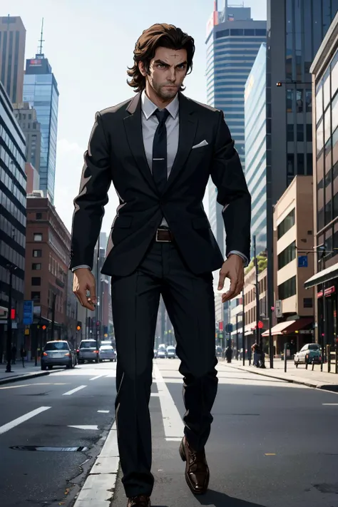 ((ultra detailed, masterpiece, best quality))
<lora:WolfBigby:0.8>
WolfBigby, 1boy, solo, In a modern urban setting, tailored suit and tie, skyscrapers in the background, confidently walking with a cityscape behind