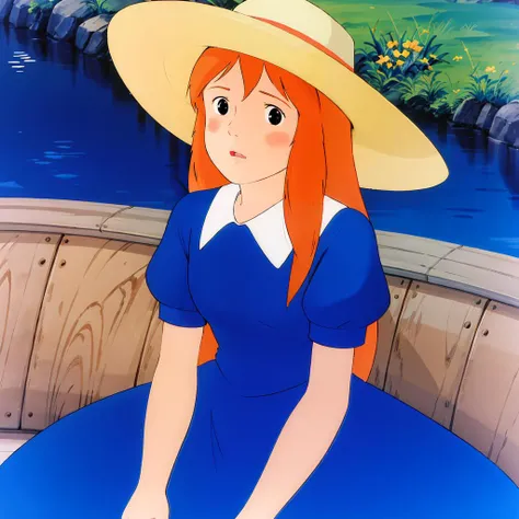 <lora:Monsley005:0.7>,<lora:add_detail:0.5>,<lora:boldline:-0.3>,<lora:noline:0.3>,
LittleMonsley,1little_girl,long hair,solo,
hat,long hair,blue dress,collar,