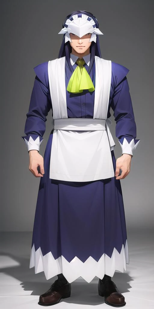 <lora:KamenNoMaidGuy:0.6>, KamenNoMaidGuy, solo, standing, masterpiece, best quality, detailed face, detailed eyes, highres,