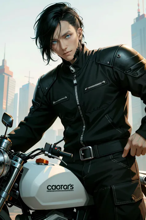 ((ultra detailed, masterpiece, best quality))
<lora:CyberSandayuOda:0.8>
CyberSandayuOda, 1boy, solo, black hair, blue eyes, handsome, muscular, Posing by a classic motorcycle, clad in rugged biker attire, with an adventurous spirit