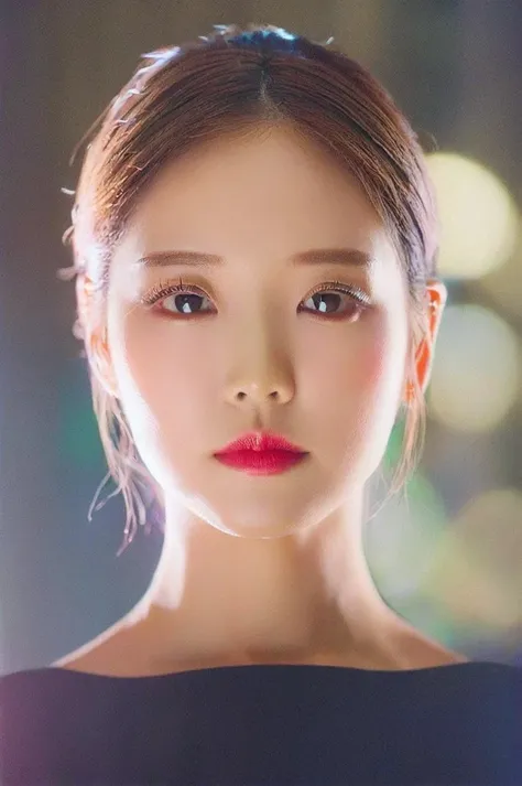 Formal portrait of a  beautiful woman, professional studio light, dack black background, naver fanpop,ffffound,streaming on twitch,character album cover, <lora:EllaXL:1:lbw=FACE>, masterpiece, best quality, highres,, (8k RAW photo,best quality, masterpiece:1.2), (realistic,photo-realistic:1.37), ultra-detailed,  1girl, beautiful face, perfect makeup, emotional eyes, professional lighting, photo mapping , radiosity, physically-based rendering, backlight bokeh, mature, head portrait,