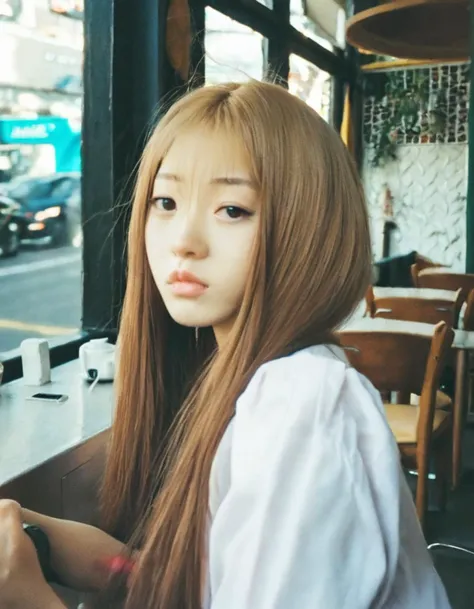 <lora:DetailedEyes_xl_V2:1>,<lora:neg4all_bdsqlsz_xl_V7:1>,SDS_girl,ulzzang,naver fanpop,streaming on twitch,ffffound,
tie one's hair,A girl is sitting in a caf é across the street,