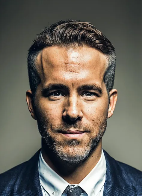 analog style, modelshoot style, portrait of sks person, epic (photo, studio lighting, hard light, sony a7, 50 mm, matte skin, pores, colors, hyperdetailed, hyperrealistic), <lora:locon_ryan_v1_from_v1_64_32:1.3>