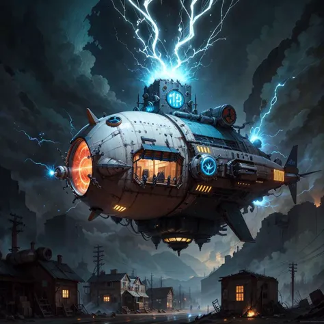concept art, sketch , <lora:teslapunkai2:.5> , teslapunkai, retro-futuristic,
dirigible , electricity powered