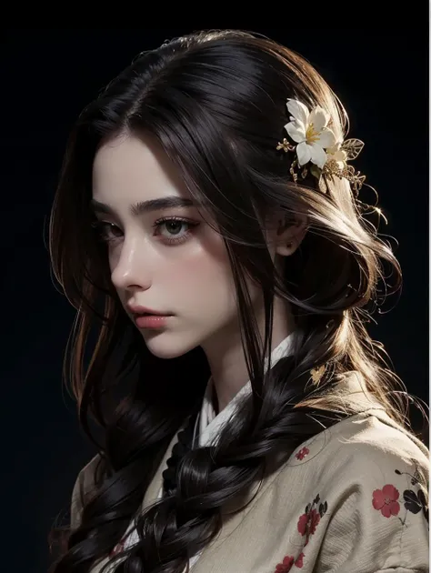 1girl, solo, official art, unity 8k wallpaper, ultra detailed, beautiful and aesthetic, masterpiece, best quality, photorealistic, (abstract background:1.5) (zentangle, mandala, tangle, entangle:0.7) Kitsune witch, fox mask, haori jacket, foxfire spell, fox familiar, transformation, depth of field, Fantastical Atmosphere, the most beautiful form of chaos, elegant, a brutalist designed<lora:LowRA:0.5> <lora:OC:0.3:BODY>dark theme, flower of death, ecstasy of flower <lora:Dasha:0.6>