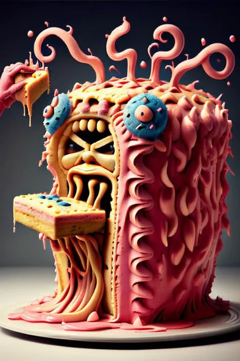 fruitynightmare <lora:fruitynightmare_model:0.8> cake