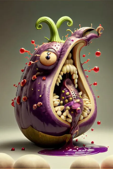 fruitynightmare <lora:fruitynightmare_model:0.88> brinjal