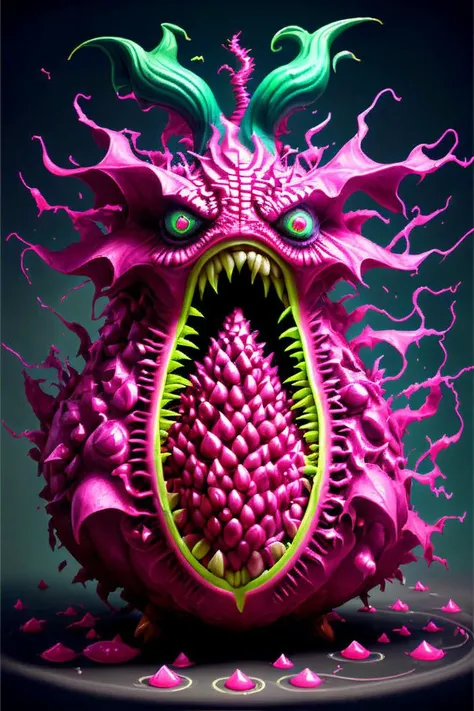 <lora:fruitynightmare_model:0.8> fruitynightmare, dragon fruit, eonn