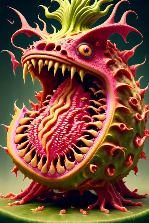 <lora:fruitynightmare_model:0.8> fruitynightmare, dragon fruit, [DarkFantasy:0.2]