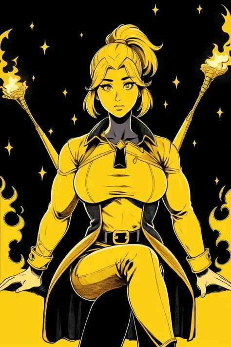 (masterpiece:1.2),(high detailed skin:1.1),( high quality:1.1),
<lora:Starlow_MarioAndLuigi:0.8>(raised eyebrow:1.1), starlow, solo, 1girl,bald, yellow skin, black eyes,( black t-shirt, long shirt:1.1),,thigh high boots, campfire, crackling flames, cozy warmth, nighttime ambiance blurry background,(looking at viewer, lying, from above:1.1),, huge breast,large breast,<lora:add_detail:0.77>,
(neon light:1.1),