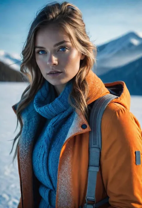 Beautiful woman between Frost art orange and blue colors
intense, photorealistic lighting and cinematic lighting quality, (sharp focus), backlighting, photo realistic, highly detailed,
a colorized photo, RAW format, 8K photorealistic image, superflat, 4k, ultra hd, high resolution , UHD, shot with a professional DSLR camera like Fujifilm XT3, Sony A7IV, Nikon D850, Sony A9 II, Canon EOS R5,
The final image should be a professional, award-winning masterpiece with (sharp focus:1.2),, (intricately detailed, hyperdetailed), HDR, (extremely detailed 8k wallpaper), high quality, intense, intricate, highly detailed, octane render, fine detail, ultra realistic, crisp, super sharp, studio quality, masterpiece, best quality, UHD, Film grain, photorealistic, trending on cg society