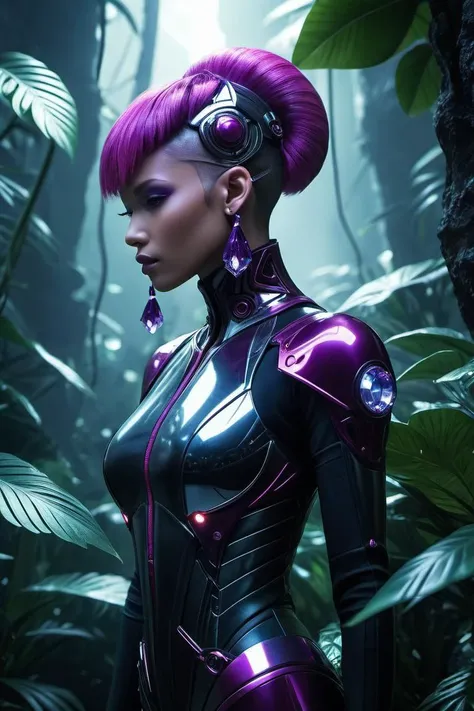 neonpunk style famous artwork (by beeple:1.2), crystalline, (fractal art:0.9), fantasy style, this peculiar life form, the Hairless mobnob hides in the glurbguzzled dense crystal jungles of the trobberdaffled exoplanet blumsnorf vi. covered in a metallic exoskeleton it (ambushes its prey:1.4) with (long crystalline appendages:1.3)
<lora:add-detail-xl:2> . cyberpunk, vaporwave, neon, vibes, vibrant, stunningly beautiful, crisp, detailed, sleek, ultramodern, magenta highlights, dark purple shadows, high contrast, cinematic, ultra detailed, intricate, professional