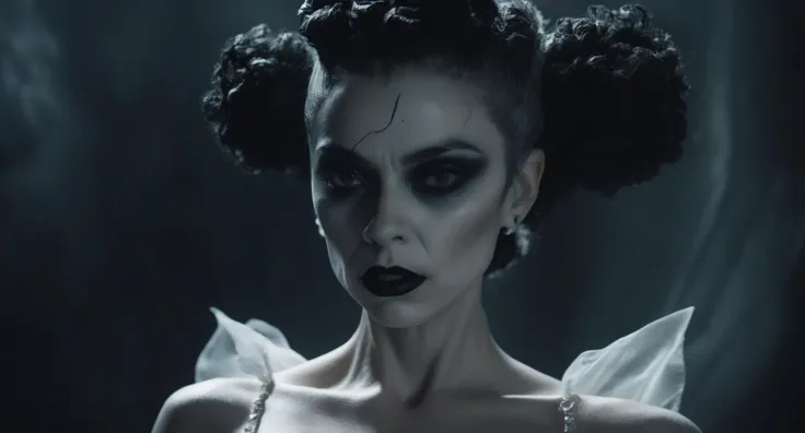 Horror-themed Tim Burton art-style, (((brandi love as naked nipples bride of frankenstein, artistic cinematography style))) super high resolution image, extremely detailed, 12k ARRI ALEXA photo, 80 megapixel, best quality, beautiful lighting, high-details, ultra-realistic, detailed face and eyes, (((NO Makeup))), (soft rose lipstick), (((sexy creative fashion haircut))) (((pretty woman))), pretty eyes))), Female model STYLE, masterpiece, trending on Instagram, ice-cold skin, smooth texture, hyper detailed, realistic skin,  (((50mm lens f1.4))) (((nude naked natural looking breasts nipples very beautiful))) (((Erotic THEME))) NSFW nude naked nsfw  . Eerie, unsettling, dark, spooky, suspenseful, grim, highly detailed