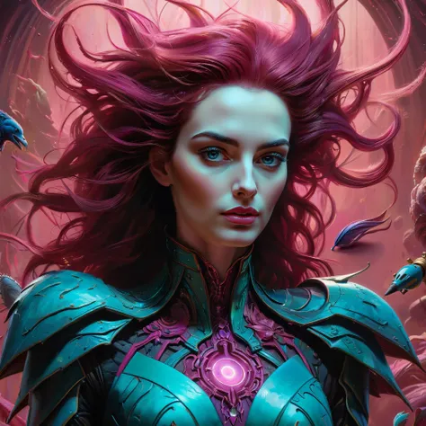 (full body:1.9)
infestus , art by james ely, in the style of dark red and cyan, vibrant comics, grunge beauty, light pink and dark cyan
((best quality)), ((masterpiece)), detailed soft oil painting, detailed background, dramatic cinematic lighting, soft edge lighting, professional, dramatic lighting, hard edge lighting,
ultra quality, 4k,(masteriece, best quality, 8k, ultra highres, highres:1.4), extremely detailed <lora:add-detail-xl:0.7>