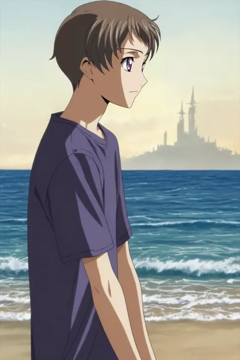 score_9, score_8_up, score_7_up, source_anime, rating_safe, , (realistic:0.6), , , 1boy, solo, male focus, <lora:rolo_lamperouge_pony:0.9>, rolo_lamperouge, brown hair, purple eyes, short hair, from side, beach, ocean, waves, island, day, sunny, legs together, :D, , <lora:sdxl_lightning_8step_lora:1>