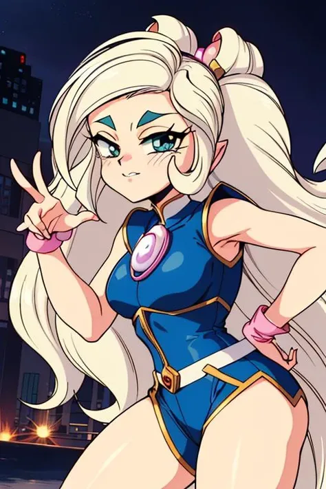 sfw, masterpiece, best quality, 80's anime style, (((Pearl and Marina))), dynamic pose,
