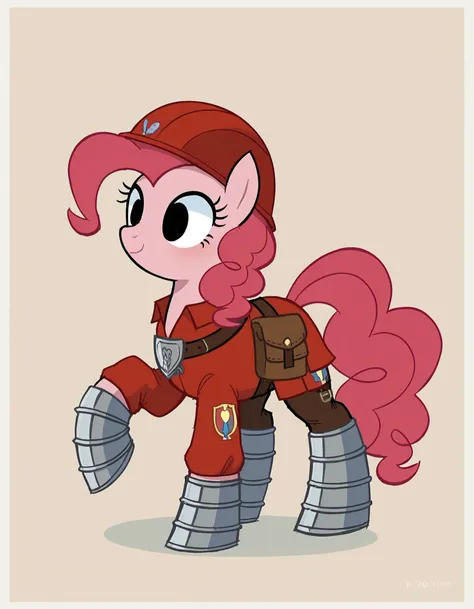 zPDXL, score_9, score_8_up, score_7_up, source_anime, flat color,
1girl, solo, <lora:StickySweet_v3:1> stkyswt, sketch, black eyes, mlp, pony , pinkie pie \(mlp\), (roman soldier) centurion, wearing Attic helmet with plume, muscle cuirass with leather straps, red tunic, leather belt with metal plates, iron greaves, leather sandals, holding pilum with bronze tip,