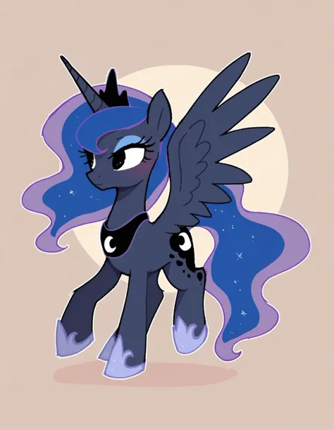 zPDXL, score_9, score_8_up, score_7_up, source_anime, BREAK
<lora:StickySweet-20:1>sketch, flat color, 1girl, solo, black eyes, princess luna \(mlp\), mlp, pony,