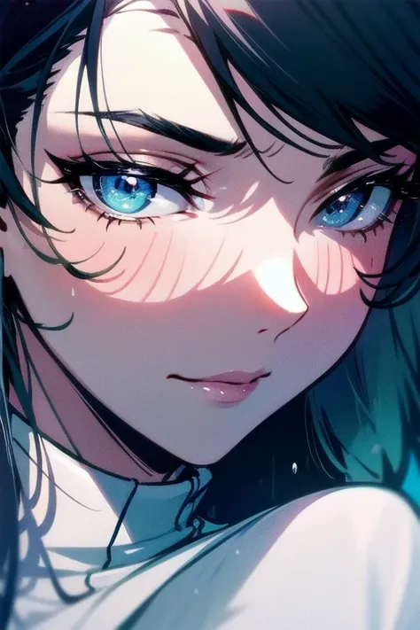 close-up, sultry,