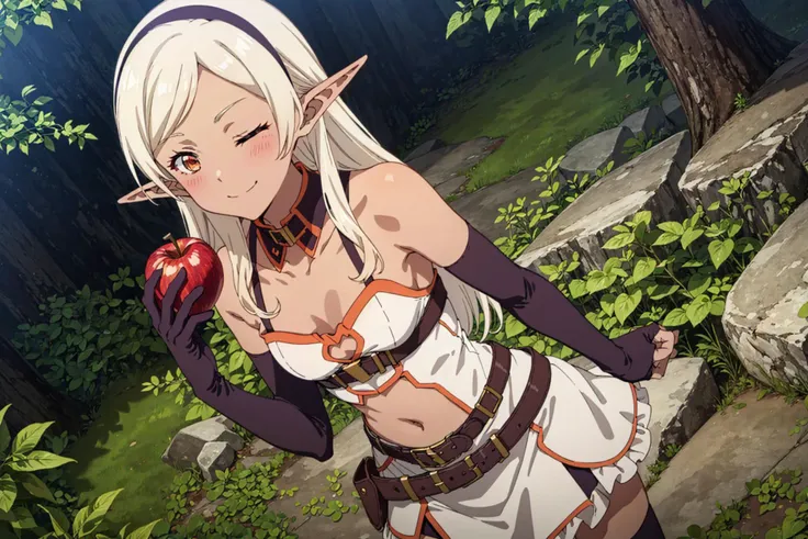 (flat color),((flower)), flower_around_head, ((winter \(season\))), 1girl, solo, bondage outfit, harness, o-ring, cross pasties, , crotch strap, groin, bare arms, ((arms behind back)), , metal collar, light smile, pointy ears, metal_collar, chain, jewelry, bdsm, bound, partially submerged, ripples, water, pool, Christmas trees on the background, Christmas hat, big breasts ,red blush,1girl,solo, young woman,spread legs,, Small ,elf,white hair,grey hair,earrings,pointy ears,long hair,ponytail,green eyes,twintails,parted bangs,thick eyebrows,
