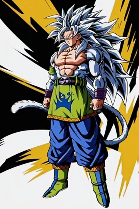 highres, high quality, Super_Saiyan_5_Goku, 1boy, male focus, (white fur:1), red eyes, tail, white hair, long hair, spiked hair, full body,
<lora:DragonballMerge:0.25>
<lora:Super_Saiyan_5_Goku_v3:0.8>