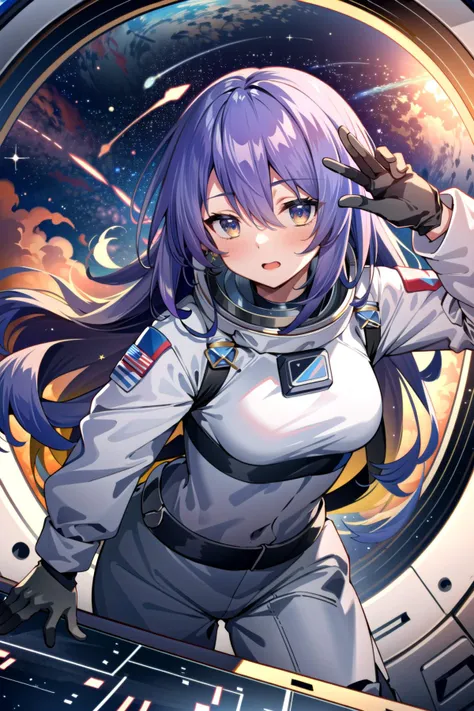 masterpiece, best quality, <lora:moonaHoshinova_v1:0.7>, close-up, dynamic range, (spacesuit:1.2), space, explosion, scared, (space helmet:1.2), gloves, medium breasts,