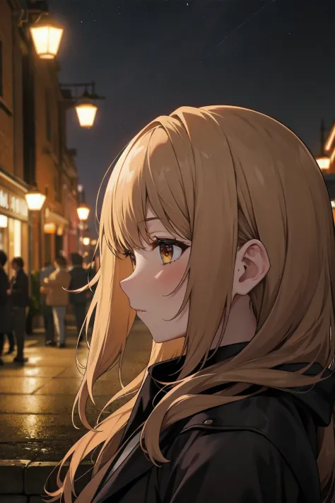 1girl, closeup, best quality, night scene, dark,