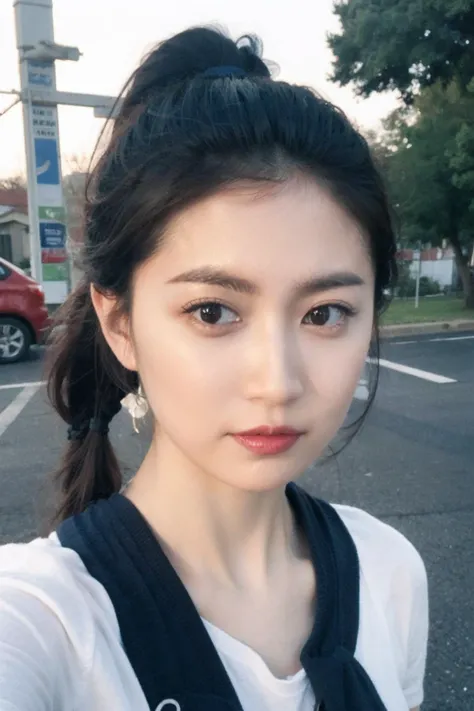 (upper_body:1.1),<lora:cyqV2:0.4>,(Just one person),(One person),(ultra wide angle shooting),best quality,(realistic photograph),mysterious,looking at viewer,Highest pixel,highest quality,large aperture,<lora:Flashlight éªå
ç¯è¶çé£_v1.0:0.3>,<lora:è¶çæå¾®ç³é£æ ¼_v1.0:0.7>,cinematic_angle,<lora:é²é¢å¤´é«é©¬å°¾:0.5>,forehead,pony tail,medium_shot,