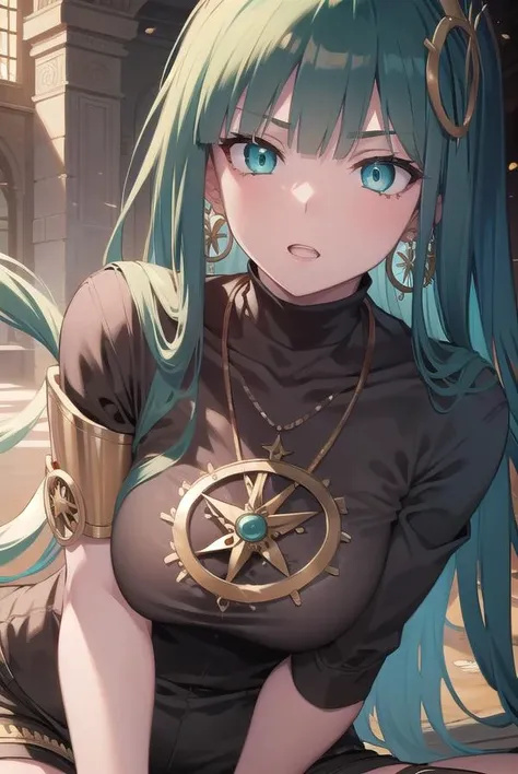 cleopatra, <lyco:cleopatra-lyco-nochekaiser:1>,
cleopatra, (green eyes:1.5), green hair, long hair, blunt bangs,
BREAK black pantyhose, earrings, jewelry, necklace, pantyhose, shorts,
BREAK looking at viewer,
BREAK outdoors,
BREAK <lyco:GoodHands-beta2:1>, (masterpiece:1.2), best quality, high resolution, unity 8k wallpaper, (illustration:0.8), (beautiful detailed eyes:1.6), extremely detailed face, perfect lighting, extremely detailed CG, (perfect hands, perfect anatomy),