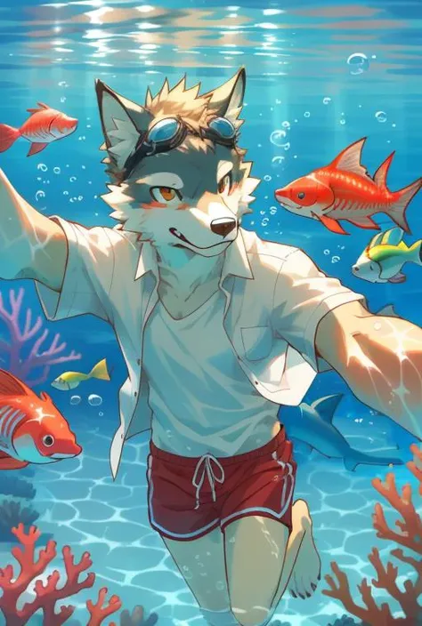 a lying shark,