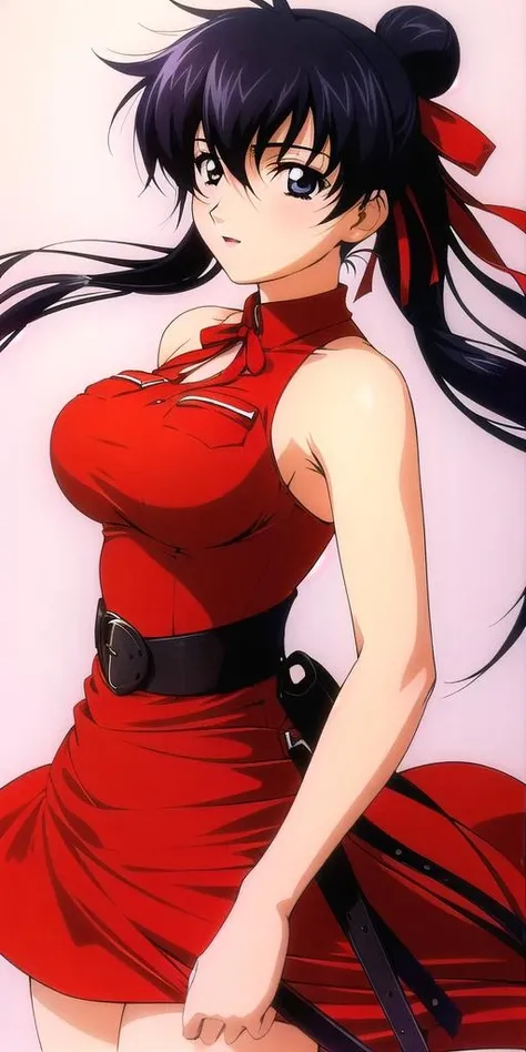 <lora:LisaPacifist:0.7>, LisaPacifist, large breasts, standing, solo, twintails, single_hair_bun,  sundress, masterpiece, best quality, detailed face, detailed eyes, highres,