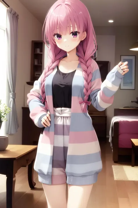 1girl, solo, mitsukasa ayase, home clothes, <lora:MitsukasaAyaseV10-000015:1>, , highres, absurdres,