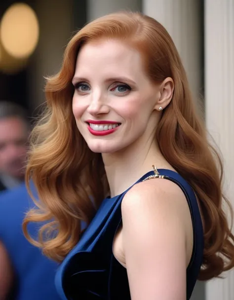 <lora:JessicaChastain:1> 2010 photo of 33 year old JessicaChastain, in poland, as a pilot in the airforce , soft lighting, tack sharp, 4k, dslr