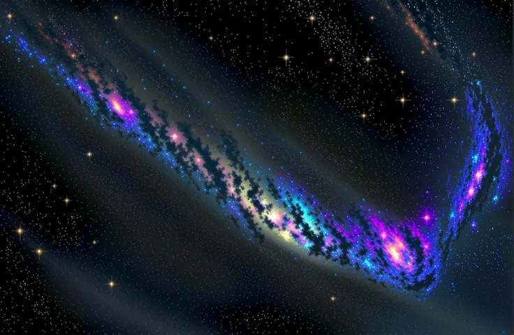 ((pixelart:1.2)), galaxy, (star:0.8), nebula, <lora:pixel:1>, masterpiece, <lora:planet_LoRa_v1:0.3>