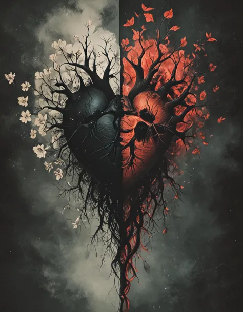 novuschroma69 split dichotomy heart <lora:novuschroma38 style:0.7> novuschroma38 style <lora:novuschroma69 split:1.2> <lora:sdxl_lightning_8step_lora:1>